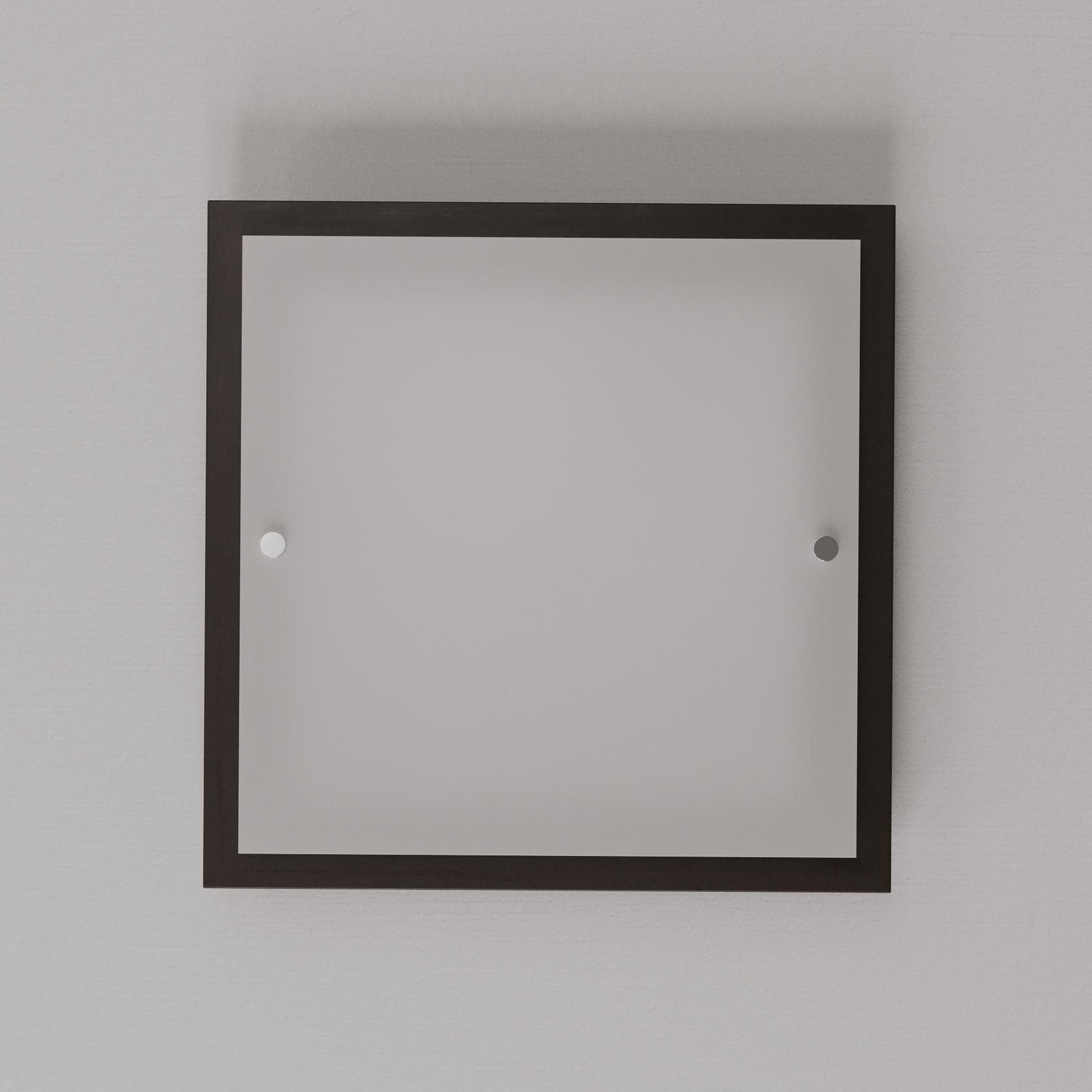 Lámpara de techo Envostar Kerio, 35 x 35 cm, wengué